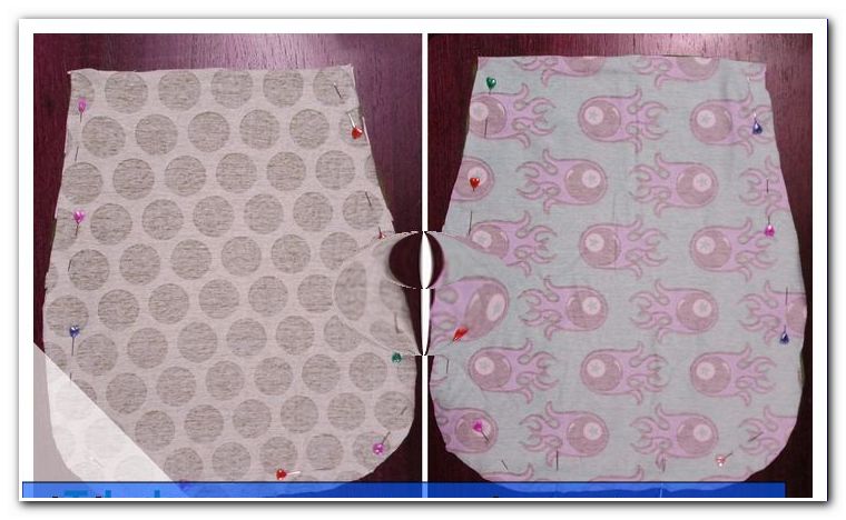 Syning af tasken - Instruktioner til DIY sovepose / baby sovepose
