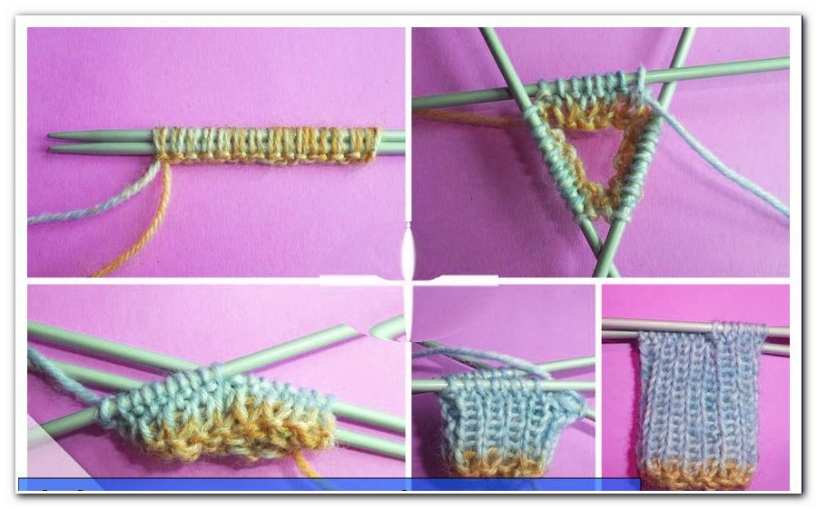 Knitting baby socks - Instructions for baby socks with boomerang heel