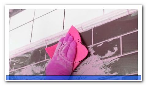 Wall tiles - Instructions for renewing joints