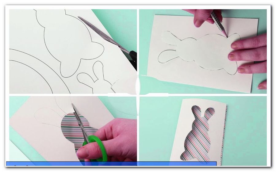 Faire des cartes de Pâques - instructions avec des modèles pour vous concevoir - Vêtements de bébé au crochet