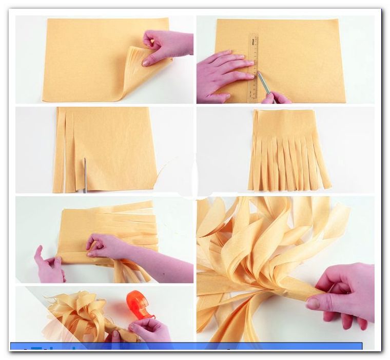 Crafting: fazendo pompons você mesmo - idéias feitas de papel de seda / lã