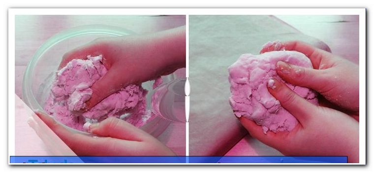 Making salt dough figures & animals - crafts with salt dough