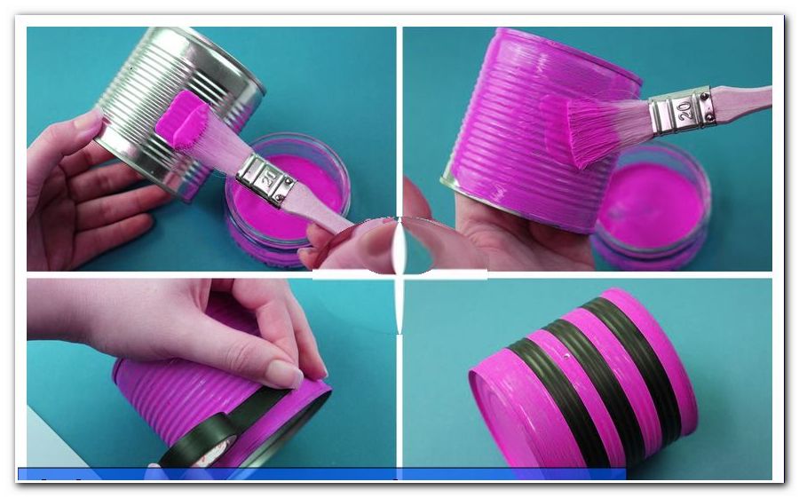 Canning com latas - instruções e idéias - Roupas de bebê de crochê