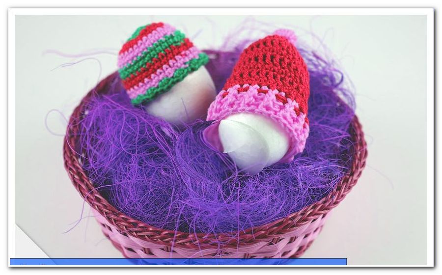 Pääsiäiskoristeiden tekeminen - 13 ideaa kotitekoisista pääsiäiskoristeista - Virkkaa vauvavaatteet