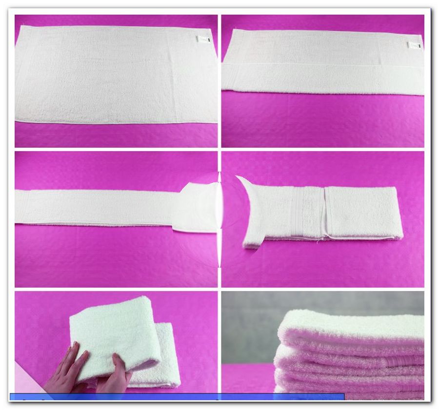 Simply awesome: towels fold like in the hotel - Crochet baby clothes