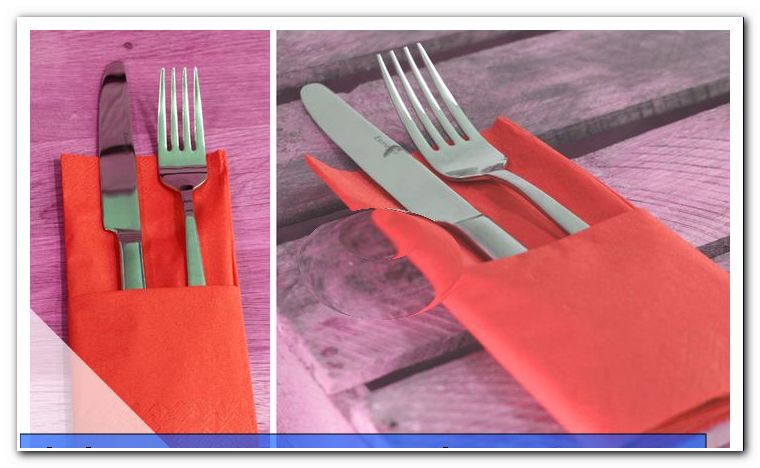 Natitiklop ang mga napkin sa bag ng cutlery - DIY bag na napkin - Gantsilyo damit ng sanggol