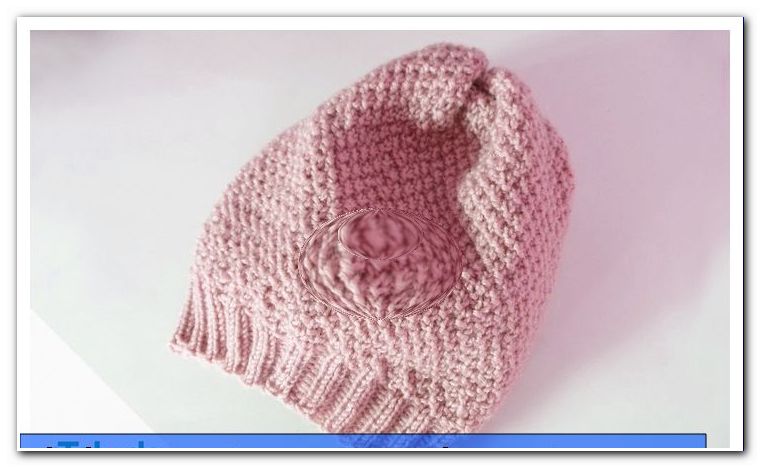 Knit cap - free knitting instructions for beginners