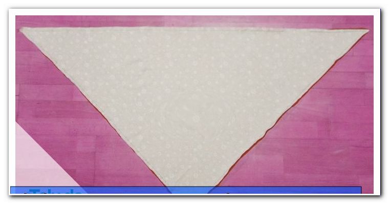 Foulard à coudre - Foulard triangulaire pour adultes - Mode d'emploi + motif