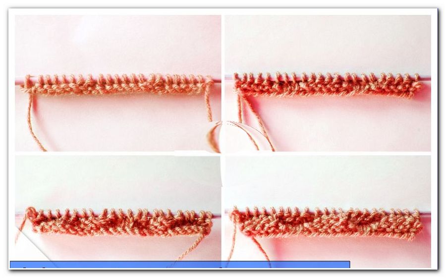 Knitting waves - Knitting instructions for different wave patterns - general